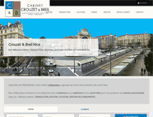 Tablet Screenshot of crouzet-breil.com